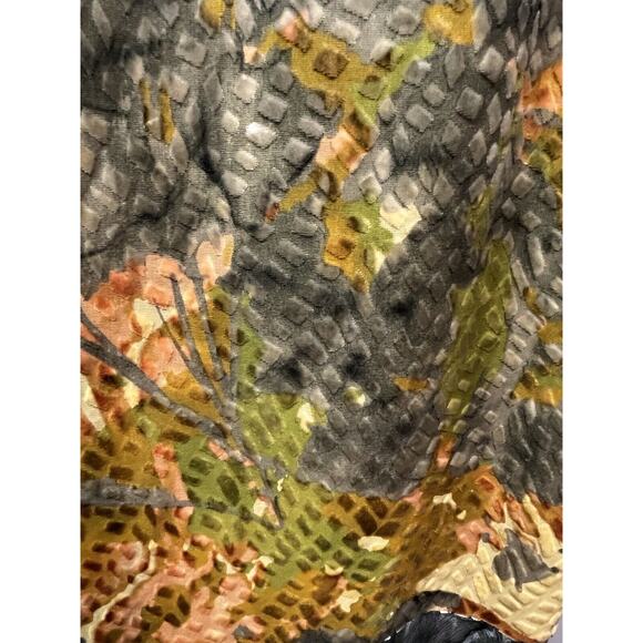 Beth Bowley Anthropologie Shift Dress Womens Medium Silk‎ Textured earth tones - Picture 8 of 8